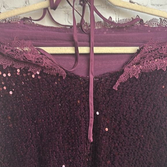 Intimately Free People Sequin Halter top - Picture 3 of 4